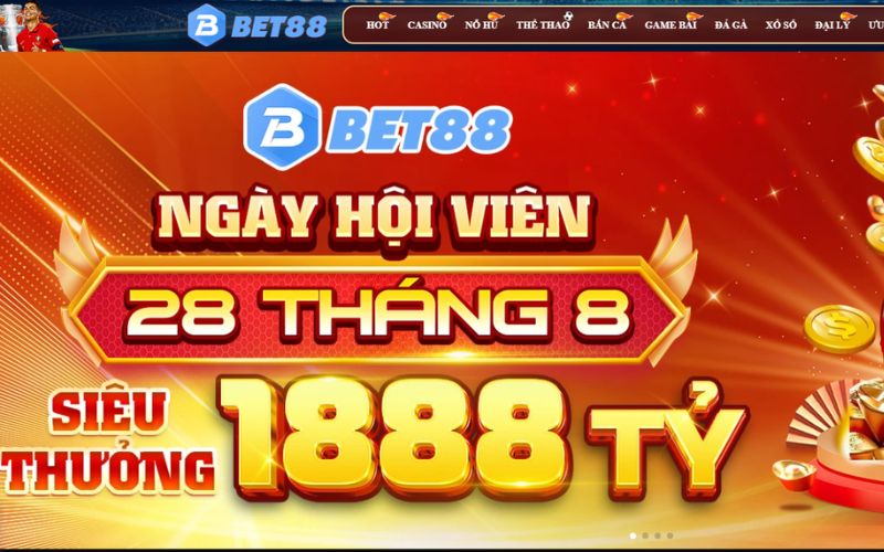 Giao diện đẹp mắt tai bet88